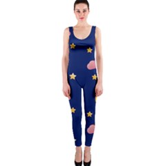 Sleepy Sheep Star And Moon One Piece Catsuit by danenraven