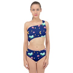 Sleepy Sheep Star And Moon Spliced Up Two Piece Swimsuit by danenraven