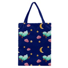 Sleepy Sheep Star And Moon Classic Tote Bag by danenraven