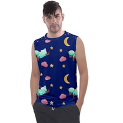 Sleepy Sheep Star And Moon Men s Regular Tank Top by danenraven