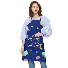 Sleepy Sheep Star And Moon Pocket Apron by danenraven