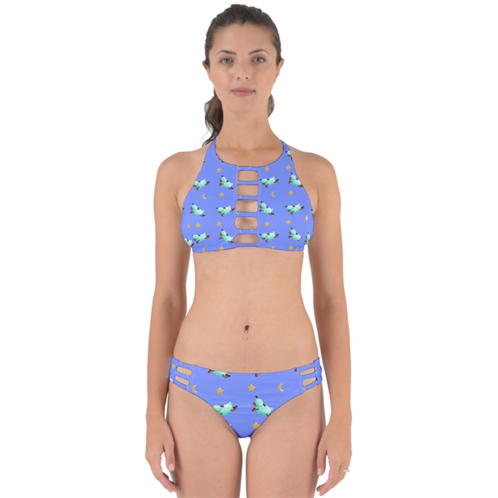 Seamless Pastel Wallpaper Animal Perfectly Cut Out Bikini Set