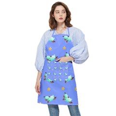 Seamless Pastel Wallpaper Animal Pocket Apron by danenraven