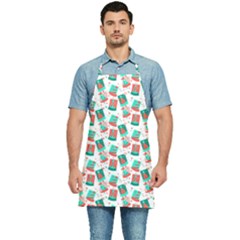 Birthday Pattern Party Celebration Kitchen Apron by danenraven