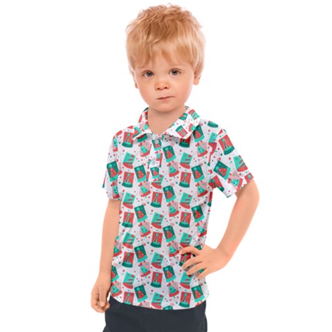 Birthday Pattern Party Celebration Kids  Polo Tee by danenraven