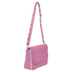 Polka Dot Dots Pattern Dot Shoulder Bag With Back Zipper by danenraven