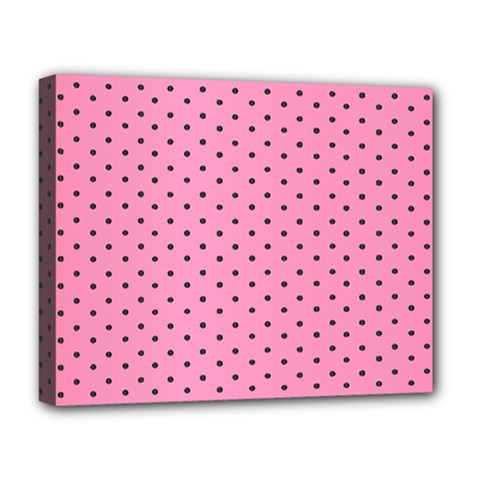 Polka Dot Dots Pattern Dot Deluxe Canvas 20  X 16  (stretched) by danenraven