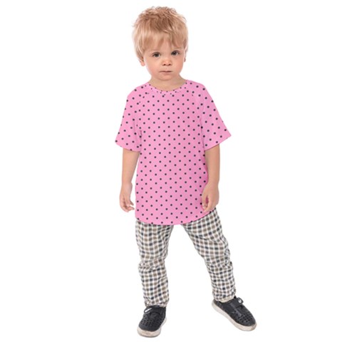 Polka Dot Dots Pattern Dot Kids  Raglan Tee by danenraven