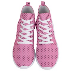 Polka Dot Dots Pattern Dot Men s Lightweight High Top Sneakers by danenraven