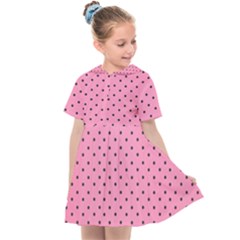 Polka Dot Dots Pattern Dot Kids  Sailor Dress by danenraven