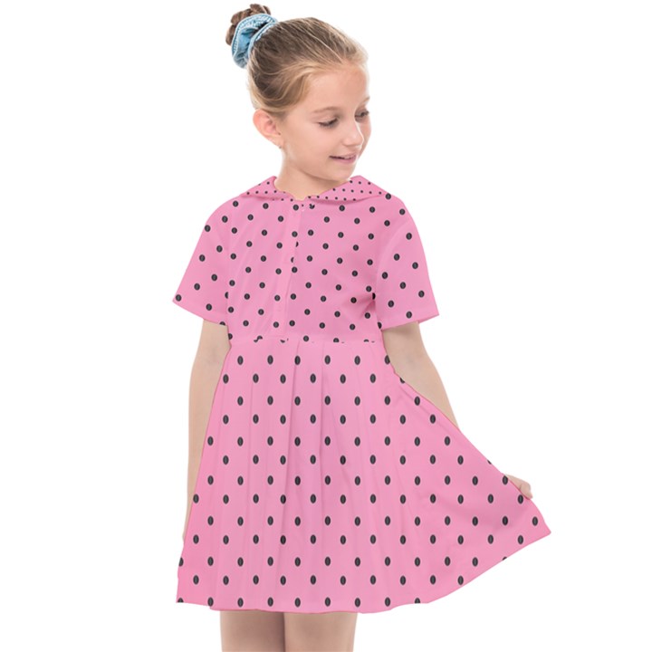 Polka Dot Dots Pattern Dot Kids  Sailor Dress