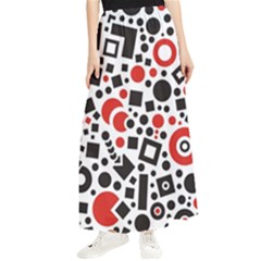 Square Object Future Modern Maxi Chiffon Skirt by danenraven