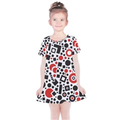 Square Object Future Modern Kids  Simple Cotton Dress by danenraven