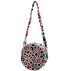 Square Object Future Modern Crossbody Circle Bag by danenraven