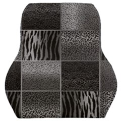 Gray Animal Print Car Seat Back Cushion  by danenraven