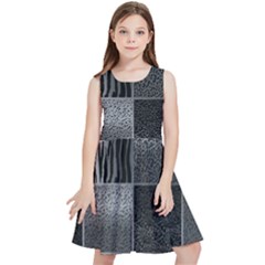 Gray Animal Print Kids  Skater Dress by danenraven