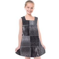 Gray Animal Print Kids  Cross Back Dress by danenraven