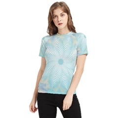 Floral Abstract Flowers Pattern Women s Short Sleeve Rash Guard by danenraven