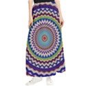 Kaleidoscope Geometric Circles Maxi Chiffon Skirt View1