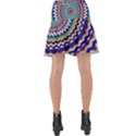 Kaleidoscope Geometric Circles Wrap Front Skirt View2