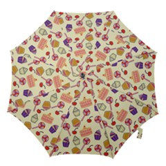 Cupcake Pattern Lollipop Hook Handle Umbrellas (small) by danenraven