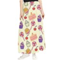 Cupcake Pattern Lollipop Maxi Chiffon Skirt View1