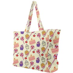 Cupcake Pattern Lollipop Simple Shoulder Bag by danenraven