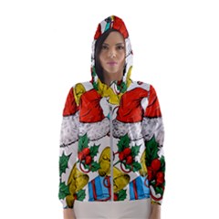 Christmas-gifts-gift-red-december Women s Hooded Windbreaker