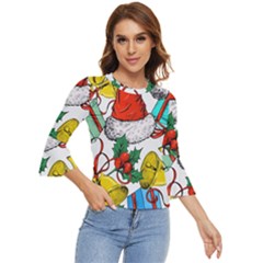 Christmas-gifts-gift-red-december Bell Sleeve Top