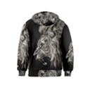 Angry Male Lion Kids  Pullover Hoodie View2