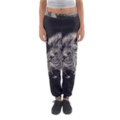 Angry Male Lion Women s Jogger Sweatpants by Jancukart