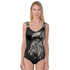 Angry Male Lion Princess Tank Leotard 