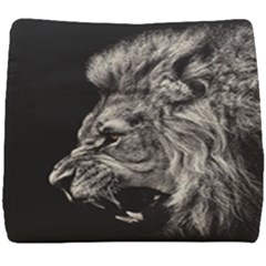 Angry Male Lion Seat Cushion by Jancukart