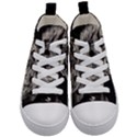 Angry Male Lion Kids  Mid-Top Canvas Sneakers View1