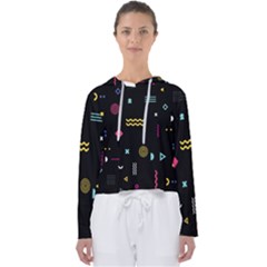 Geometric Art Colorful Shape Women s Slouchy Sweat