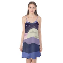 Illustration People Enjoying Summer Season Camis Nightgown  by Ravend