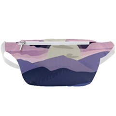 Illustration People Enjoying Summer Season Waist Bag  by Ravend