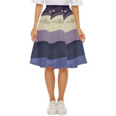 Illustration People Enjoying Summer Season Classic Short Skirt by Ravend