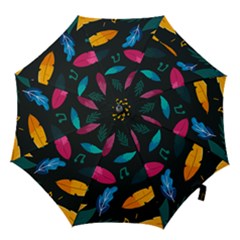 Illustrations Background Pattern Leaves Leaf Nature Texture Hook Handle Umbrellas (medium) by Ravend