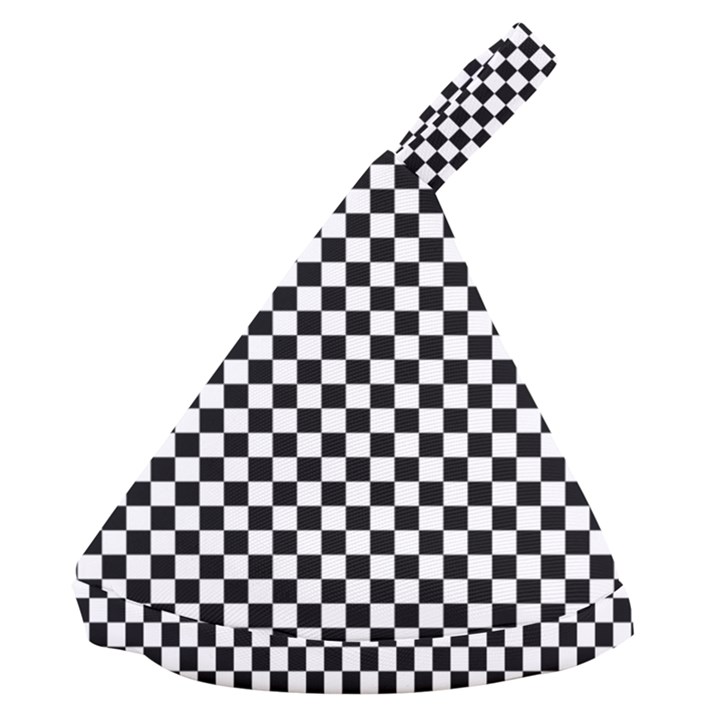 Black And White Background Black Board Checker Anti scalding pot cap