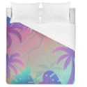 Nature Palm Tree Leaves Leaf Plant Tropical Duvet Cover (Queen Size) View1