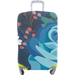 Floral Background Digital Art Luggage Cover (large) by Ravend