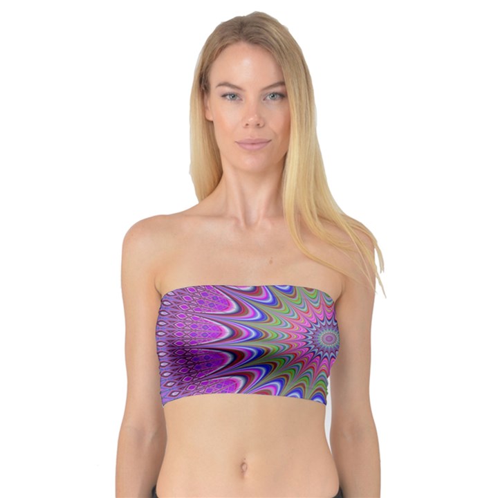 Art Mandala Design Ornament Flower Bandeau Top