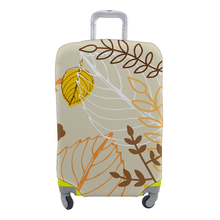 Nature Leaves Leaf Flowers Flower Background Wallpaper Luggage Cover (Small)