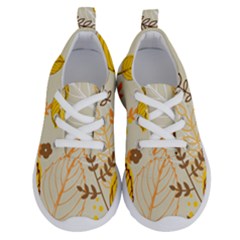 Nature Leaves Leaf Flowers Flower Background Wallpaper Running Shoes by danenraven