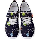 Illustration Abstract Heart Cover Blue Gift Men s Velcro Strap Shoes View1