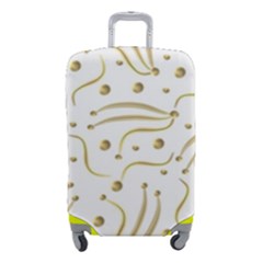 Illustration Pattern Seamless Golden 3d Luggage Cover (small) by danenraven