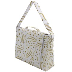 Illustration Pattern Seamless Golden 3d Box Up Messenger Bag by danenraven