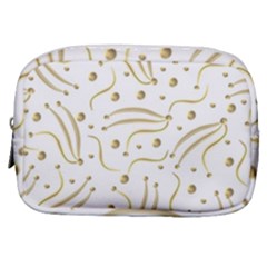 Illustration Pattern Seamless Golden 3d Make Up Pouch (small)