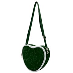 Leaves Leaf Foliage Plant  Background Heart Shoulder Bag